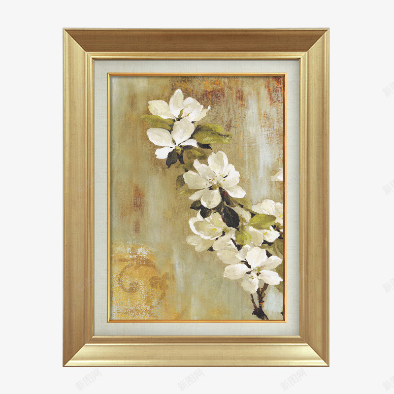 油画花oilpaintingflowerpng_新图网 https://ixintu.com 油画