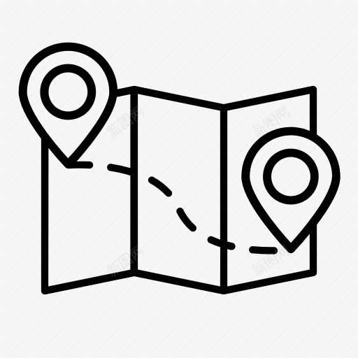 交货快递物流地图供应链运输图标在Iconfindepng_新图网 https://ixintu.com 交货 快递 物流 地图 供应链 运输 图标