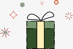 自动换行礼物目前生日度假圣诞节盒惊喜弓色带包自动换行情人节高清图片