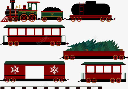火车铁路机车免费矢量图形Pixabay图标