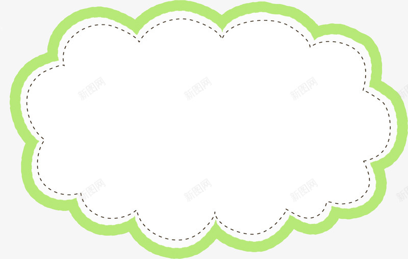 绿色云朵边框个性其他壁纸png免抠素材_新图网 https://ixintu.com 绿色 云朵 边框 个性 其他 壁纸