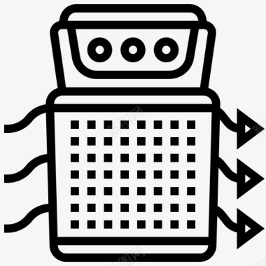 空气净化器空调灰尘图标