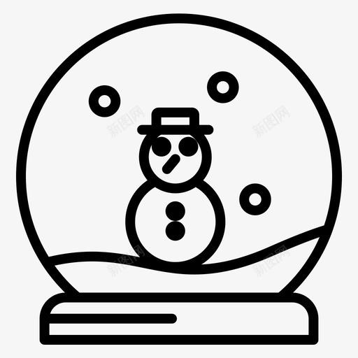 雪圣诞伙计svg_新图网 https://ixintu.com 圣诞 伙计 雪人 常规 系列