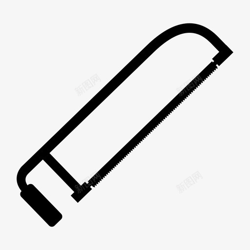 锯裂土器工具svg_新图网 https://ixintu.com 工具 锯锯 裂土