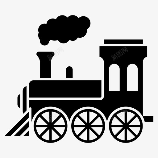 蒸汽机车旧火车蒸汽机svg_新图网 https://ixintu.com 蒸汽机车 火车 蒸汽 运输 蒸汽机 字形 矢量 矢量图 图标