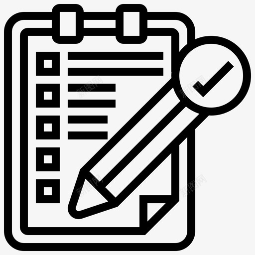 列表清单选项svg_新图网 https://ixintu.com 列表 清单 选项 文档 表单 对话框 资产