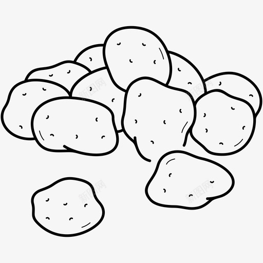 马铃薯爱达荷州符号svg_新图网 https://ixintu.com 马铃薯 爱达荷州 符号 美国 蔬菜