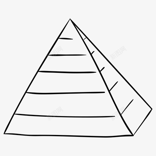 金字塔抽象金字塔图表金字塔svg_新图网 https://ixintu.com 金字塔 图表 抽象 层次 信息 自然 生态 矢量 矢量图 图标