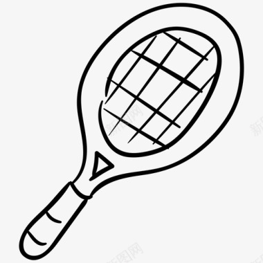 采购产品网球拍羽毛球羽毛球设备图标