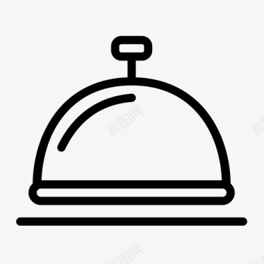 餐厅穹顶食物图标