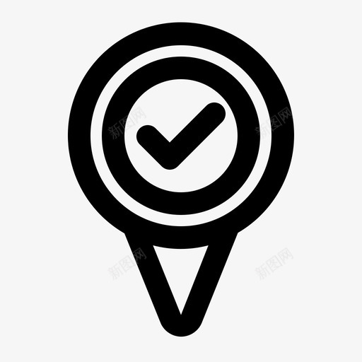 位置检查gps导航svg_新图网 https://ixintu.com 位置 检查 导航