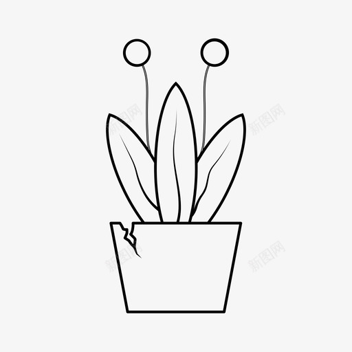 植物盆栽花卉室内植物svg_新图网 https://ixintu.com 植物 盆栽 花卉 室内 自然
