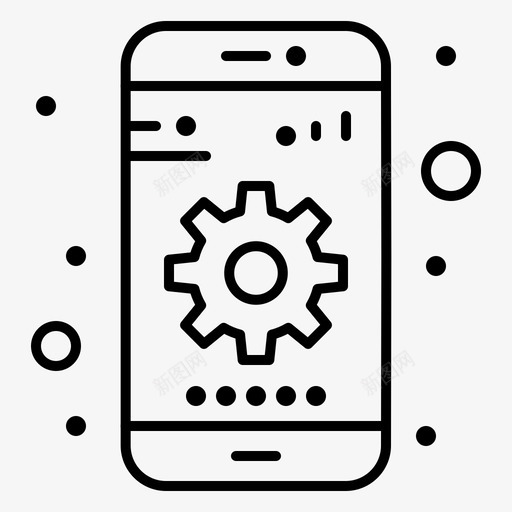 装备设备移动svg_新图网 https://ixintu.com 设置 装备 设备 移动 安卓 应用程序 常规