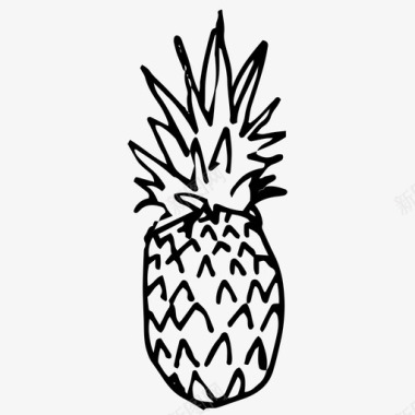 菠萝香料食品图标