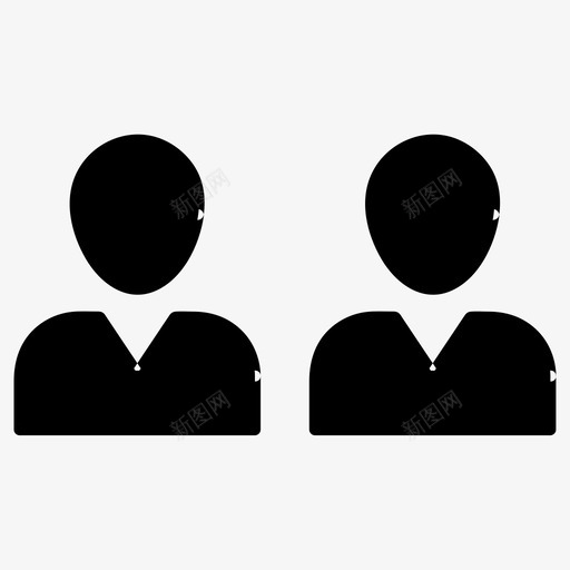 团队组人员svg_新图网 https://ixintu.com 用户 团队 人员