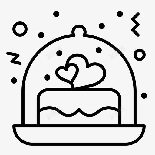 蛋糕礼物爱情svg_新图网 https://ixintu.com 蛋糕 礼物 爱情 婚礼 情人节 常规 系列