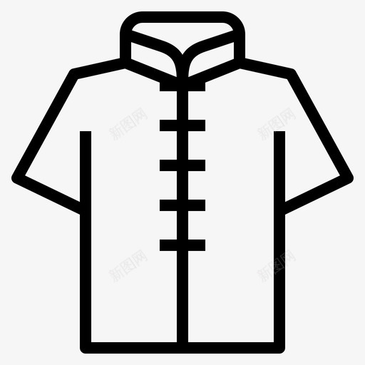 传统衬衫中式服装svg_新图网 https://ixintu.com 传统 衬衫 中式 服装 款式 中国 新年