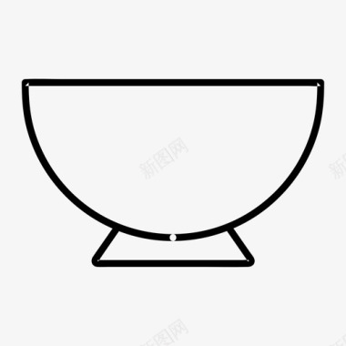 碗陶瓷烹饪图标