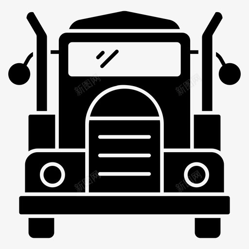 重型卡车重型重型设备svg_新图网 https://ixintu.com 重型 卡车 运输 设备 大型 字形 矢量 矢量图 图标