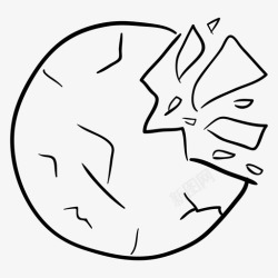 破碎空间启示录世界末日小行星高清图片