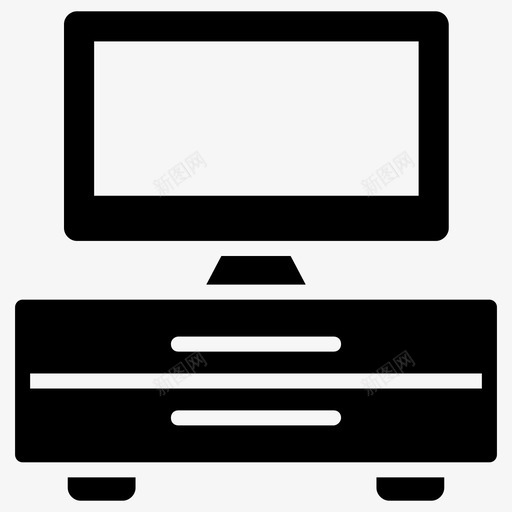 电视台电视桌液晶面板svg_新图网 https://ixintu.com 电视台 电视 液晶 面板 电视柜 音乐 多媒体 字形 图标