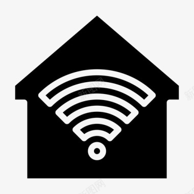 wifi家庭互联网家庭智能家庭图标