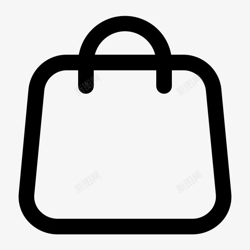 购物袋基本用户界面svg_新图网 https://ixintu.com 购物袋 基本 用户界面 线路