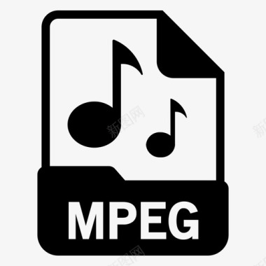 mpeg文档扩展名图标
