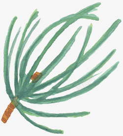 小清新手绘彩绘文艺植物春季花鸟类燕子水彩设计素材