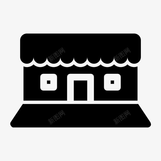 商店城市电子商务2svg_新图网 https://ixintu.com 商店 城市 电子商务