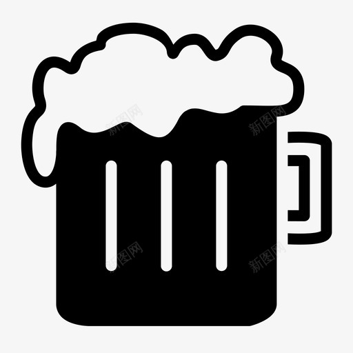 啤酒杯酒精夜生活svg_新图网 https://ixintu.com 啤酒杯 聚会 酒精 夜生活 葡萄酒 庆祝 铭文