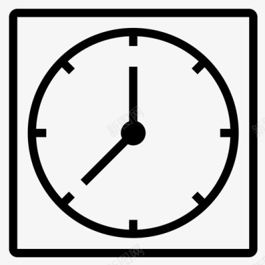 时钟截止日期小时图标