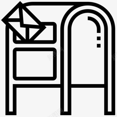 邮箱信件邮政图标