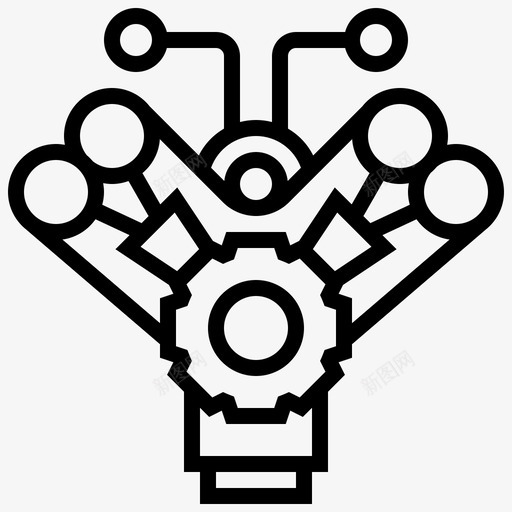 动车齿轮电机svg_新图网 https://ixintu.com 动车 齿轮 电机 机动力 电动车