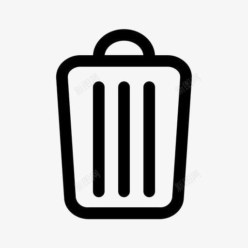 音乐和多媒体垃圾箱删除svg_新图网 https://ixintu.com 音乐 多媒体 垃圾箱 删除 回收 垃圾桶 图标 大纲