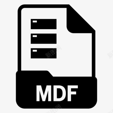 mdf文档扩展名图标