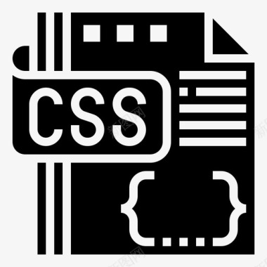 css文件内容编程图标