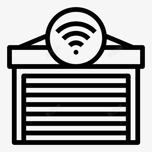 智能车库建筑汽车svg_新图网 https://ixintu.com 智能 车库 智能家居 建筑 汽车