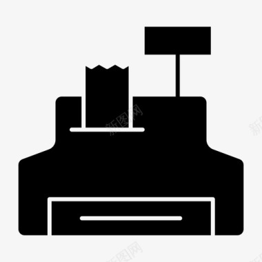 收银机付款商店图标