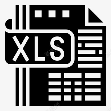 xls文件计算机文档图标