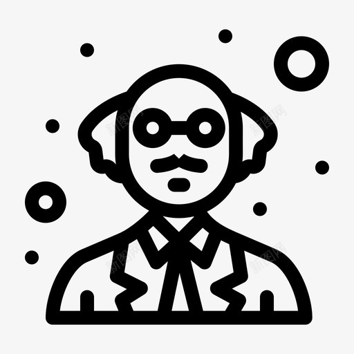 教授科学男性阿凡达大胆线svg_新图网 https://ixintu.com 教授 科学 男性 阿凡 大胆