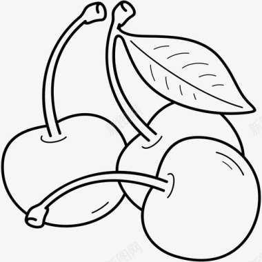 樱桃果哥伦比亚特区符号图标