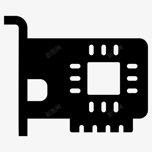 网络接口卡以太网硬件svg_新图网 https://ixintu.com 网络 接口卡 以太网 硬件 微处理器 卡通 通用 通信 实体 实体图 图标