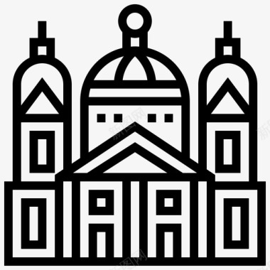 赫尔辛基大教堂地标图标