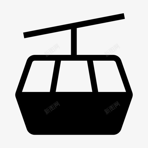 索道升降椅滑雪缆车svg_新图网 https://ixintu.com 索道 升降 滑雪 缆车 地铁 电车 基本 图标
