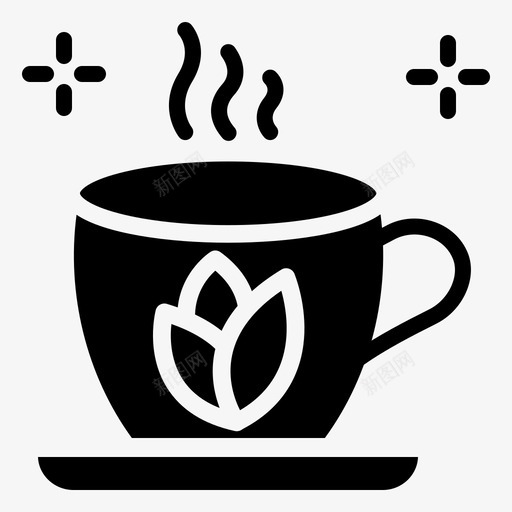 茶饮料绿茶svg_新图网 https://ixintu.com 茶饮料 绿茶 热茶 感谢 第天