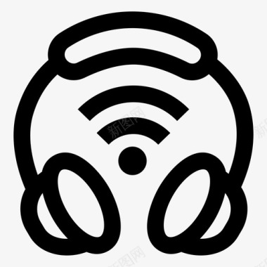 耳机通讯物联网图标