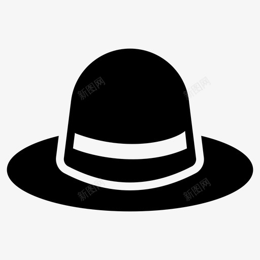 帽子软帽头饰svg_新图网 https://ixintu.com 帽子 软帽 头饰 夏季 衣服 配件 字形 矢量 矢量图 图标