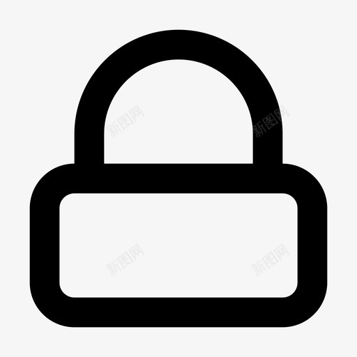 锁基本安全svg_新图网 https://ixintu.com 基本 用户界面 安全