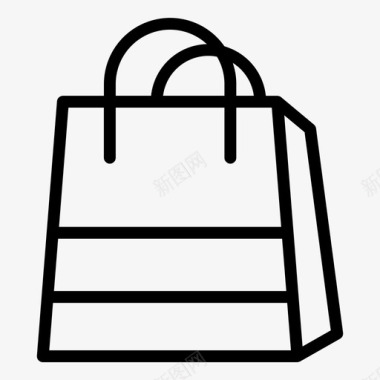 购物袋篮子购物车图标